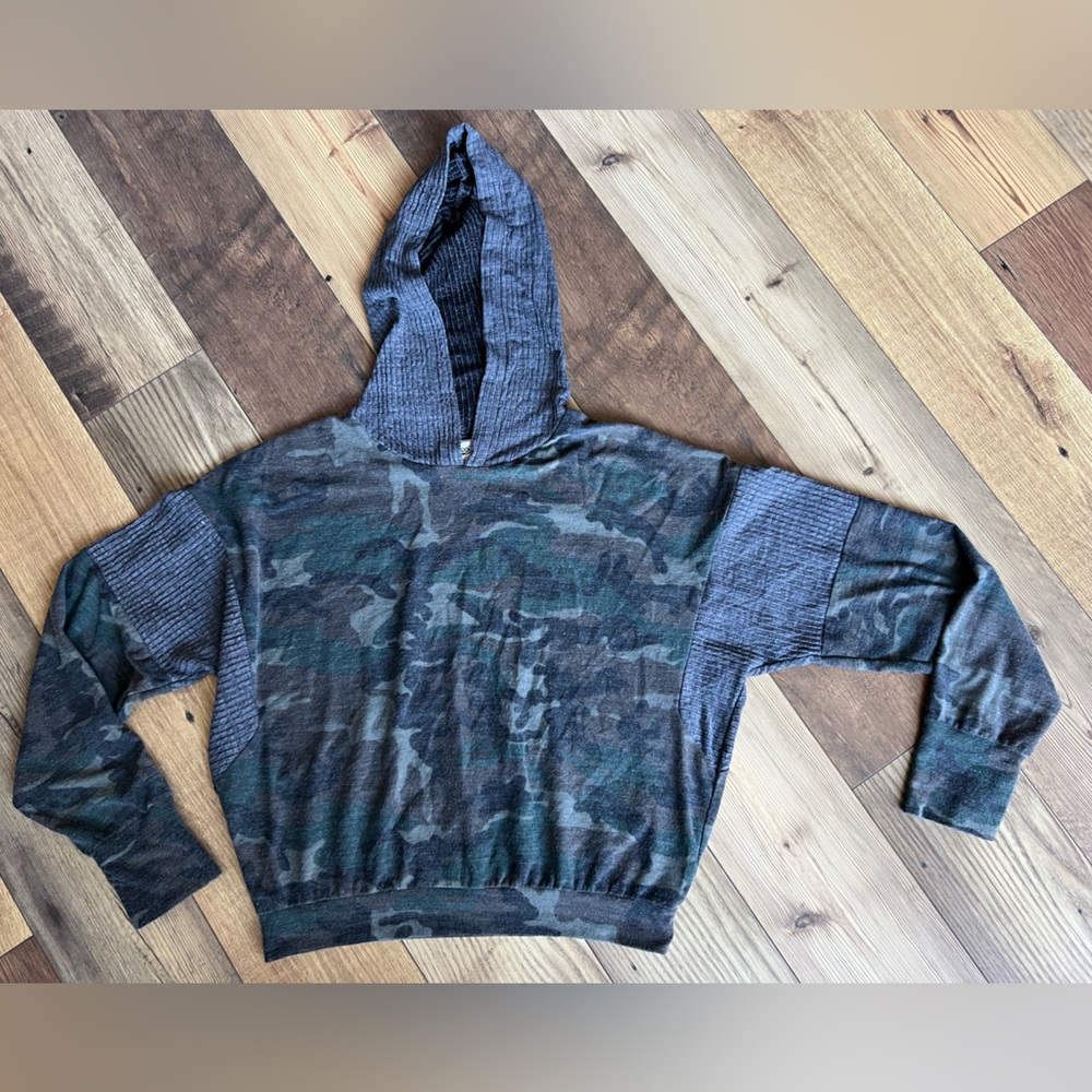 Camo Hooded Sweatshirt